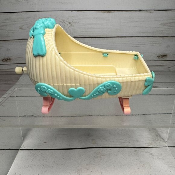 Tomy Cabbage Patch Kids Wind-Up Toy Lot of 5 Rocking Horse Swing Cradle Figures - Picture 3 of 16